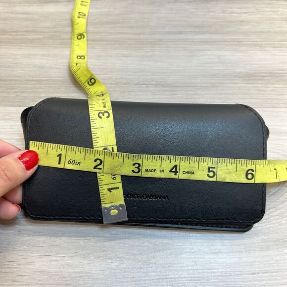 Dolce & Gabbana Medium Semi-Soft Shell Flip Top Eyeglasses Case - Picture 10 of 11